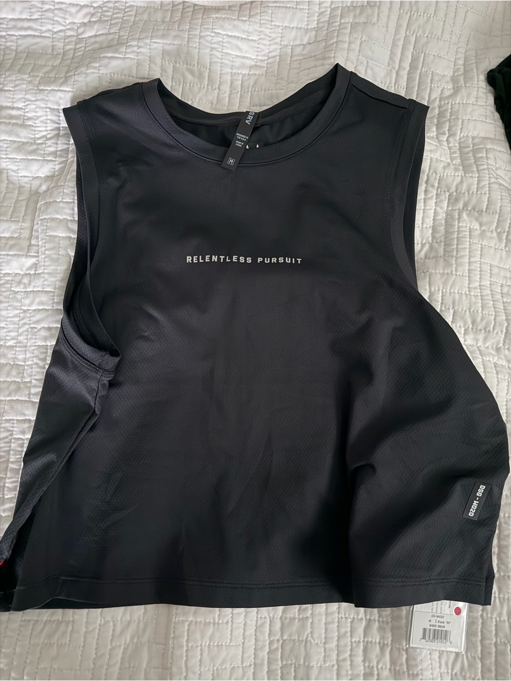 ASRV Women's Relentless Pursuit Muscle Tee — Black
